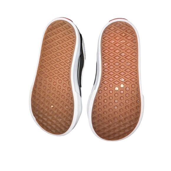 VANS Sk8-Hi Toddler Size‎ 6 Shoes Black White Canvas Sneakers Kids Unisex - Picture 6 of 9